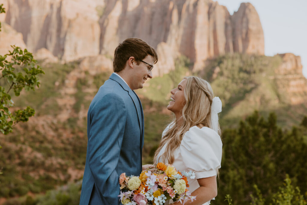 Emily and Jordan | Zion National Park Bride and Groom Photos | New Harmony, Utah | Emily Dawn Photo | Southern Utah Wedding and Elopement Photographer