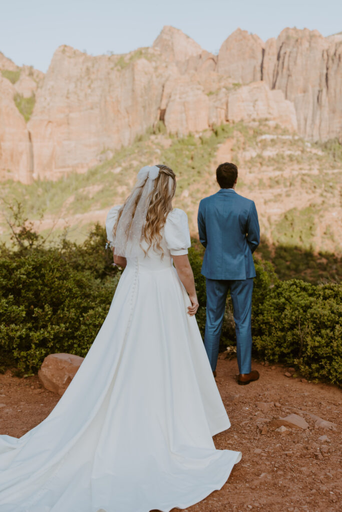 Emily and Jordan | Zion National Park Bride and Groom Photos | New Harmony, Utah | Emily Dawn Photo | Southern Utah Wedding and Elopement Photographer