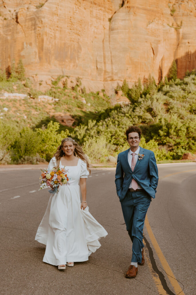 Emily and Jordan | Zion National Park Bride and Groom Photos | New Harmony, Utah | Emily Dawn Photo | Southern Utah Wedding and Elopement Photographer