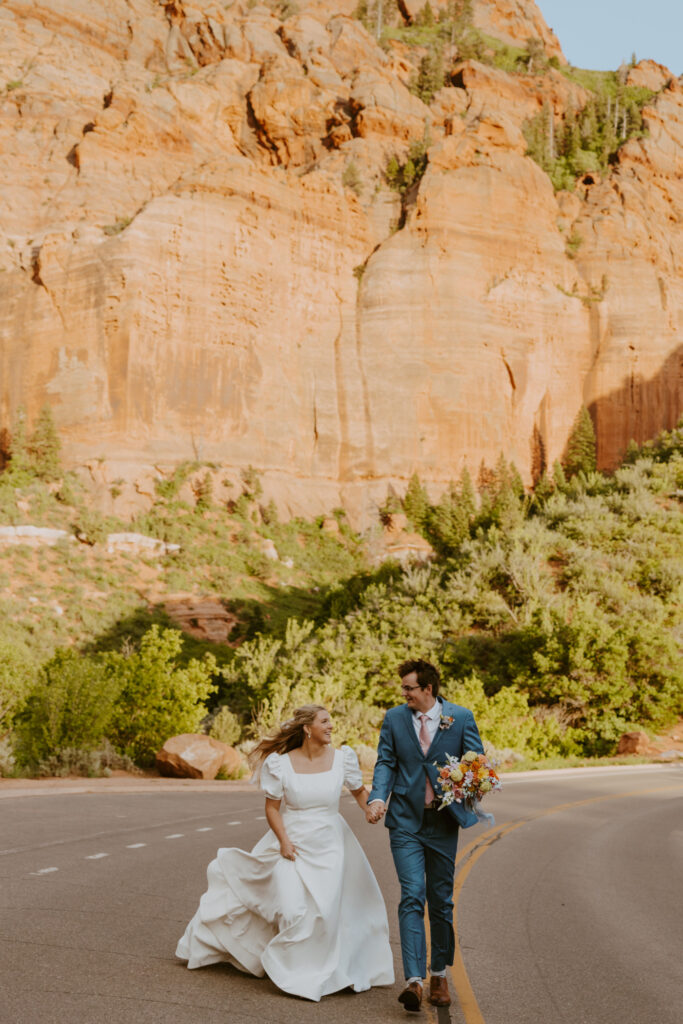 Emily and Jordan | Zion National Park Bride and Groom Photos | New Harmony, Utah | Emily Dawn Photo | Southern Utah Wedding and Elopement Photographer