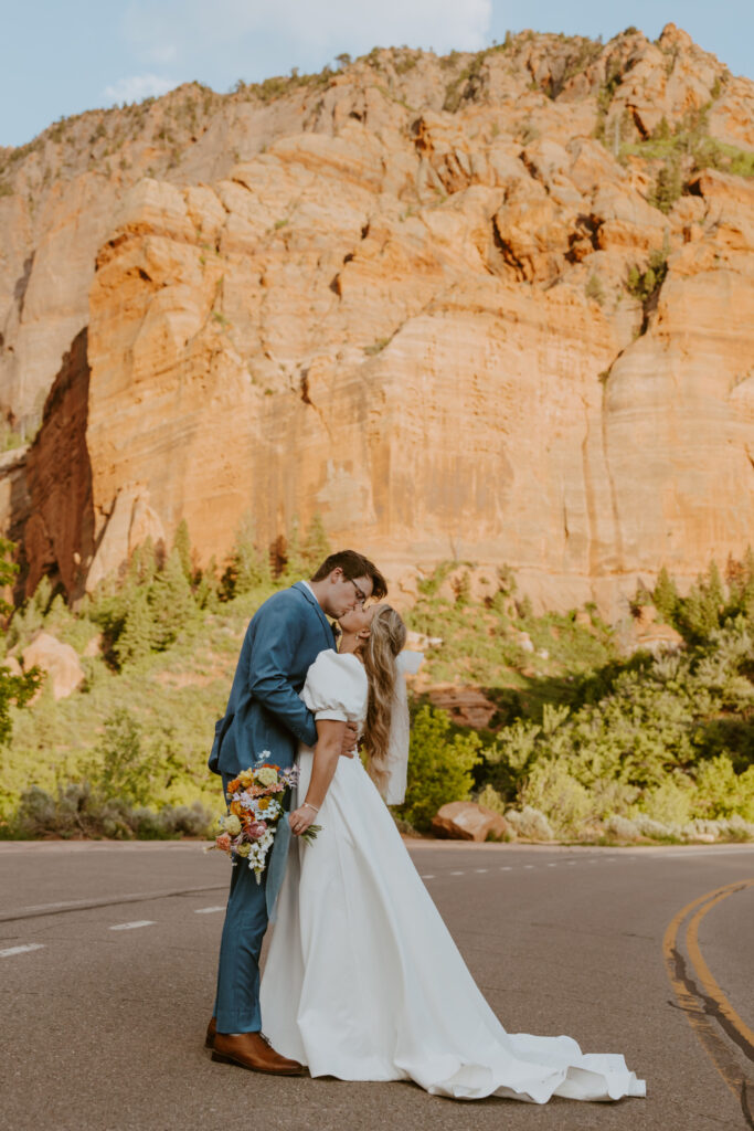 Emily and Jordan | Zion National Park Bride and Groom Photos | New Harmony, Utah | Emily Dawn Photo | Southern Utah Wedding and Elopement Photographer