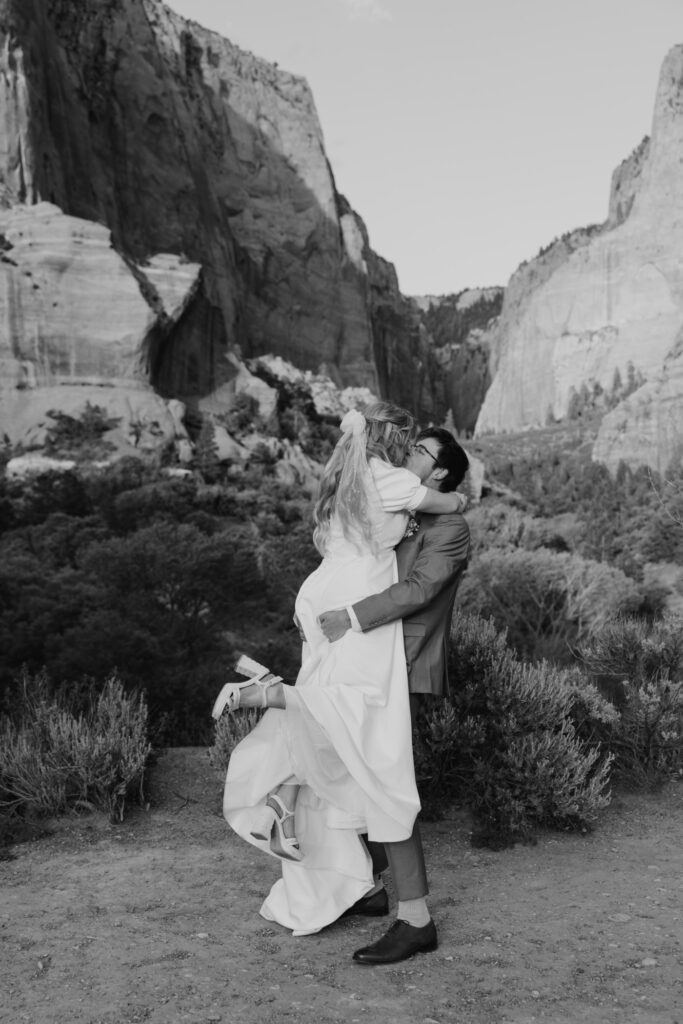 Emily and Jordan | Zion National Park Bride and Groom Photos | New Harmony, Utah | Emily Dawn Photo | Southern Utah Wedding and Elopement Photographer