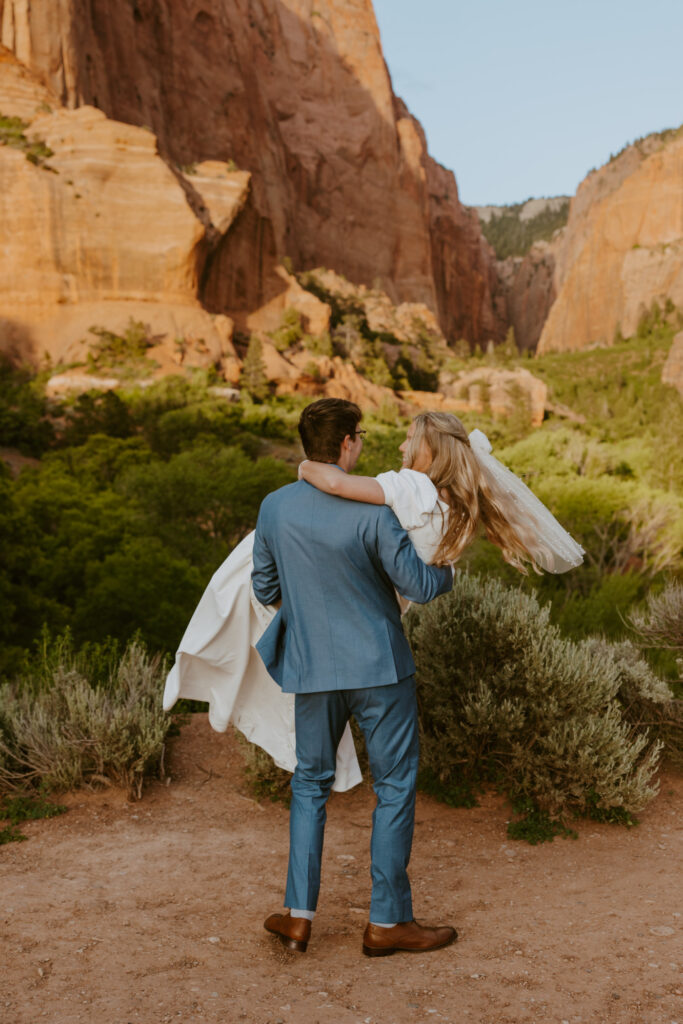 Emily and Jordan | Zion National Park Bride and Groom Photos | New Harmony, Utah | Emily Dawn Photo | Southern Utah Wedding and Elopement Photographer