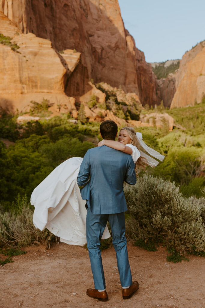 Emily and Jordan | Zion National Park Bride and Groom Photos | New Harmony, Utah | Emily Dawn Photo | Southern Utah Wedding and Elopement Photographer