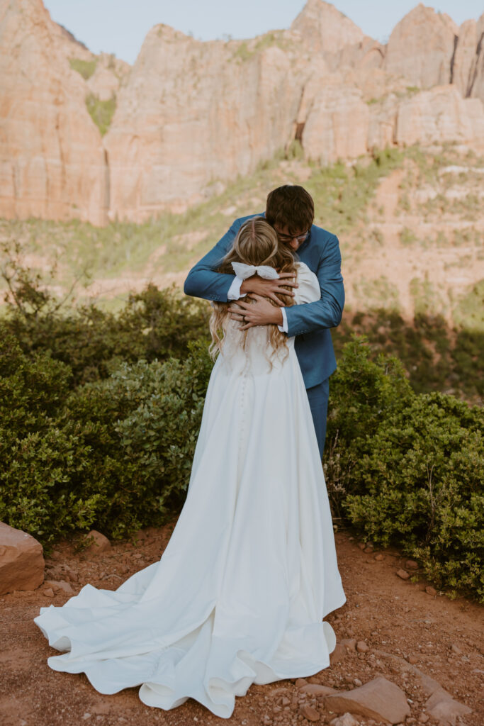 Emily and Jordan | Zion National Park Bride and Groom Photos | New Harmony, Utah | Emily Dawn Photo | Southern Utah Wedding and Elopement Photographer