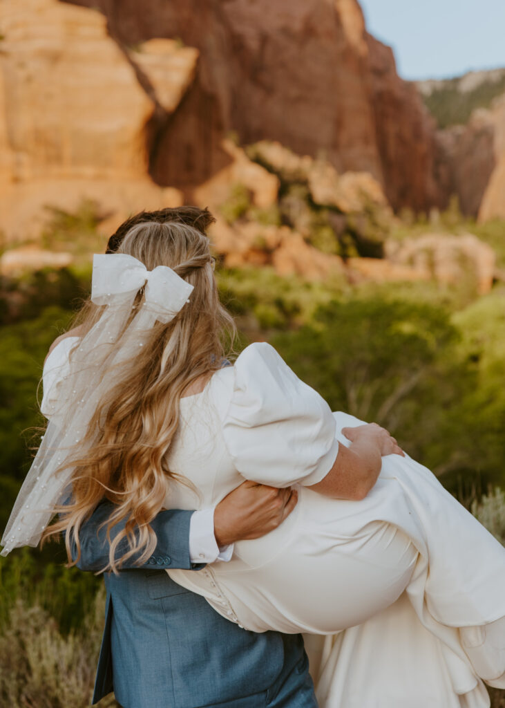 Emily and Jordan | Zion National Park Bride and Groom Photos | New Harmony, Utah | Emily Dawn Photo | Southern Utah Wedding and Elopement Photographer