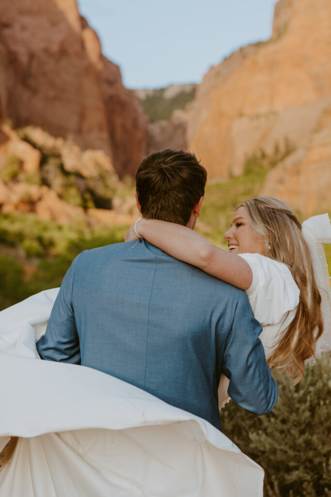 Emily and Jordan | Zion National Park Bride and Groom Photos | New Harmony, Utah | Emily Dawn Photo | Southern Utah Wedding and Elopement Photographer