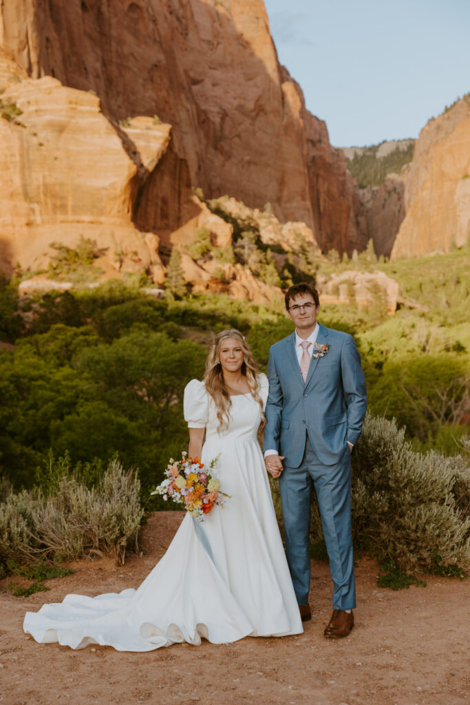 Emily and Jordan | Zion National Park Bride and Groom Photos | New Harmony, Utah | Emily Dawn Photo | Southern Utah Wedding and Elopement Photographer