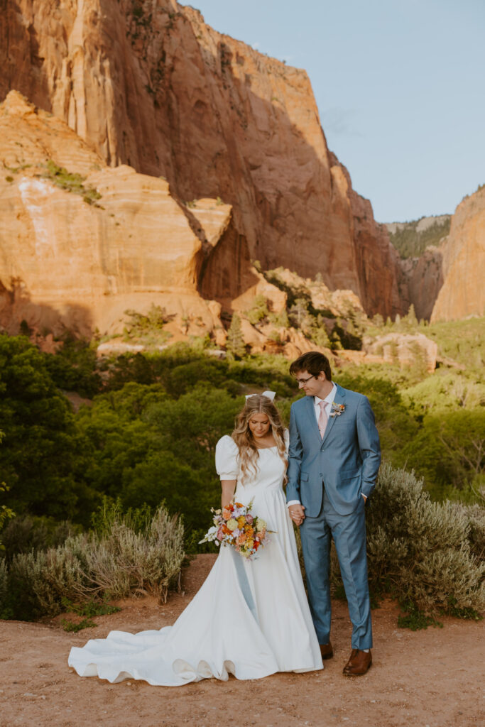 Emily and Jordan | Zion National Park Bride and Groom Photos | New Harmony, Utah | Emily Dawn Photo | Southern Utah Wedding and Elopement Photographer