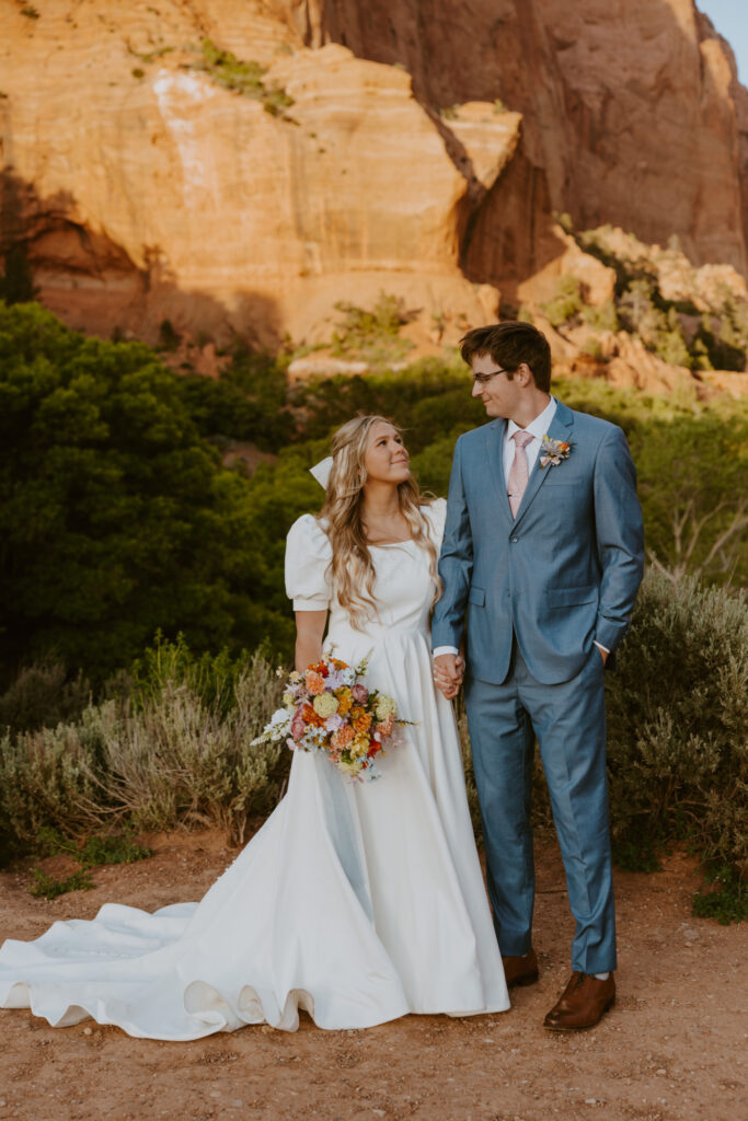 Emily and Jordan | Zion National Park Bride and Groom Photos | New Harmony, Utah | Emily Dawn Photo | Southern Utah Wedding and Elopement Photographer