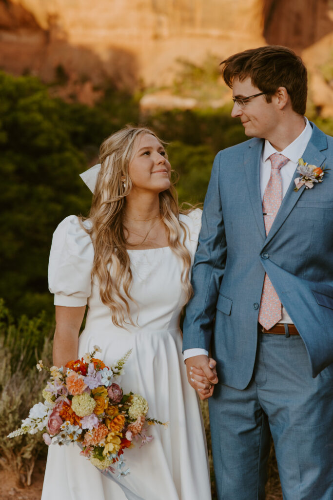 Emily and Jordan | Zion National Park Bride and Groom Photos | New Harmony, Utah | Emily Dawn Photo | Southern Utah Wedding and Elopement Photographer