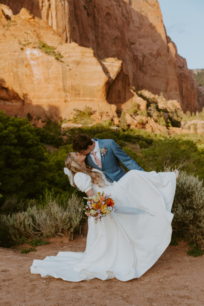 Emily and Jordan | Zion National Park Bride and Groom Photos | New Harmony, Utah | Emily Dawn Photo | Southern Utah Wedding and Elopement Photographer