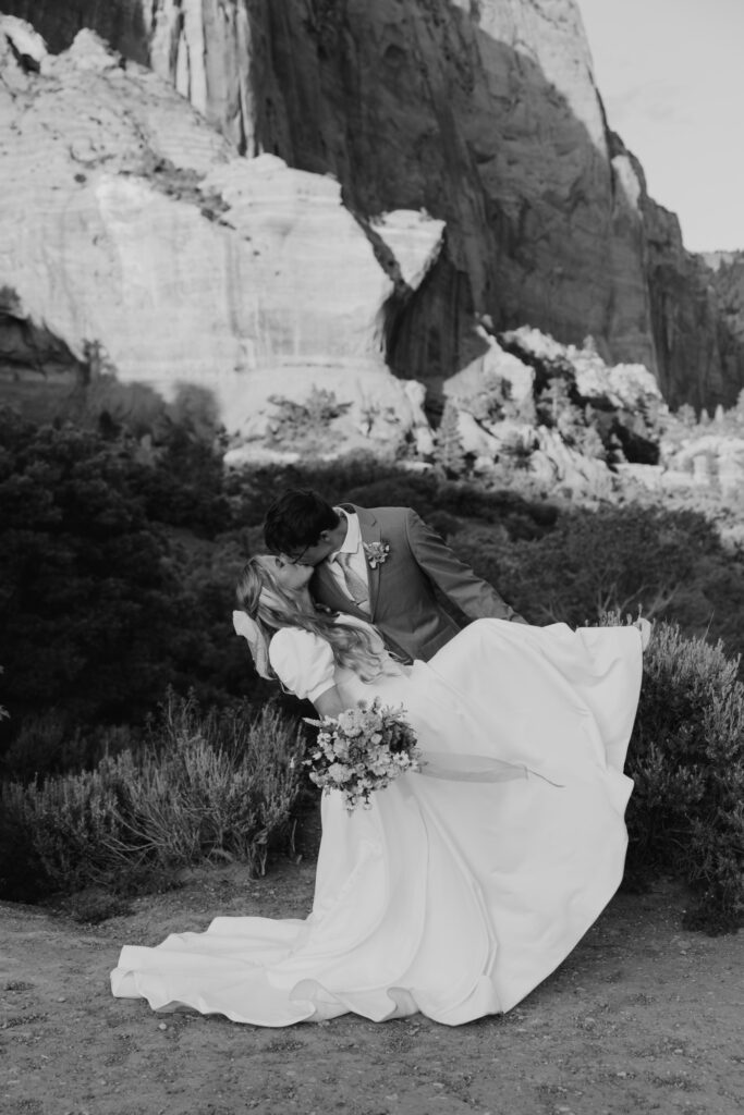 Emily and Jordan | Zion National Park Bride and Groom Photos | New Harmony, Utah | Emily Dawn Photo | Southern Utah Wedding and Elopement Photographer