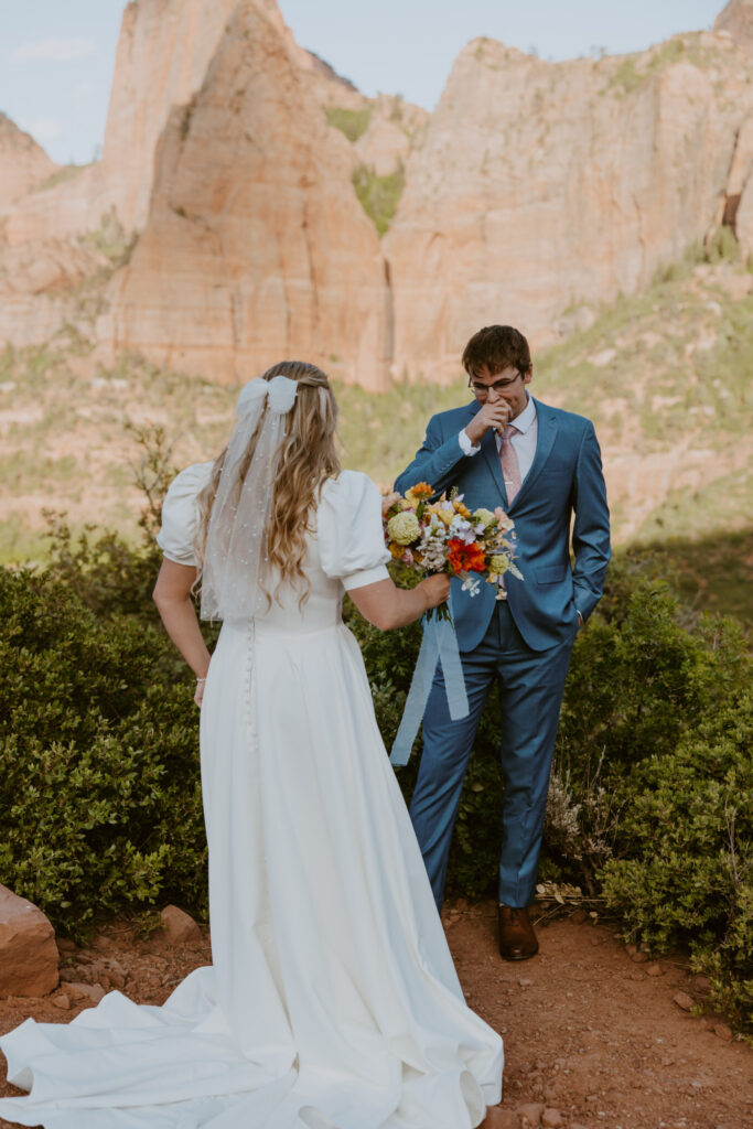 Emily and Jordan | Zion National Park Bride and Groom Photos | New Harmony, Utah | Emily Dawn Photo | Southern Utah Wedding and Elopement Photographer