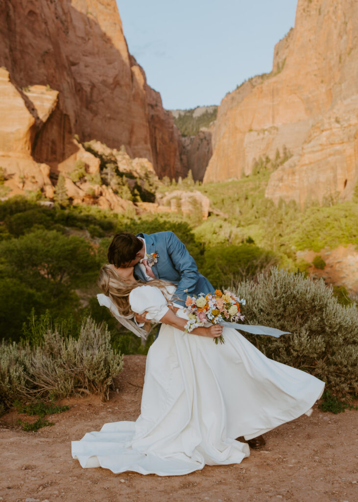 Emily and Jordan | Zion National Park Bride and Groom Photos | New Harmony, Utah | Emily Dawn Photo | Southern Utah Wedding and Elopement Photographer