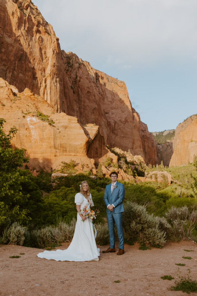 Emily and Jordan | Zion National Park Bride and Groom Photos | New Harmony, Utah | Emily Dawn Photo | Southern Utah Wedding and Elopement Photographer