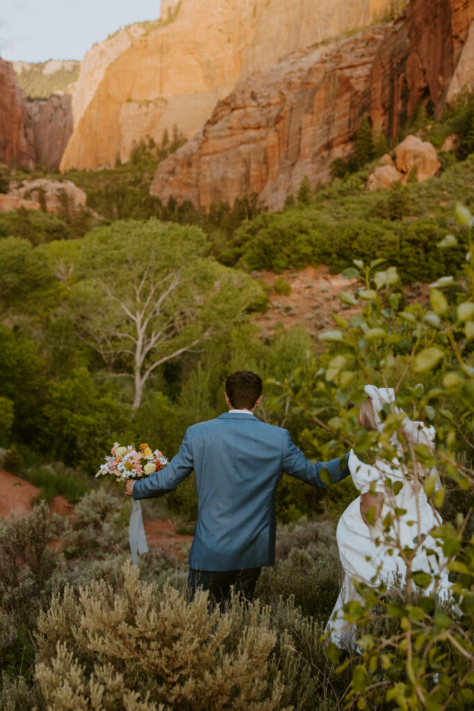 Emily and Jordan | Zion National Park Bride and Groom Photos | New Harmony, Utah | Emily Dawn Photo | Southern Utah Wedding and Elopement Photographer