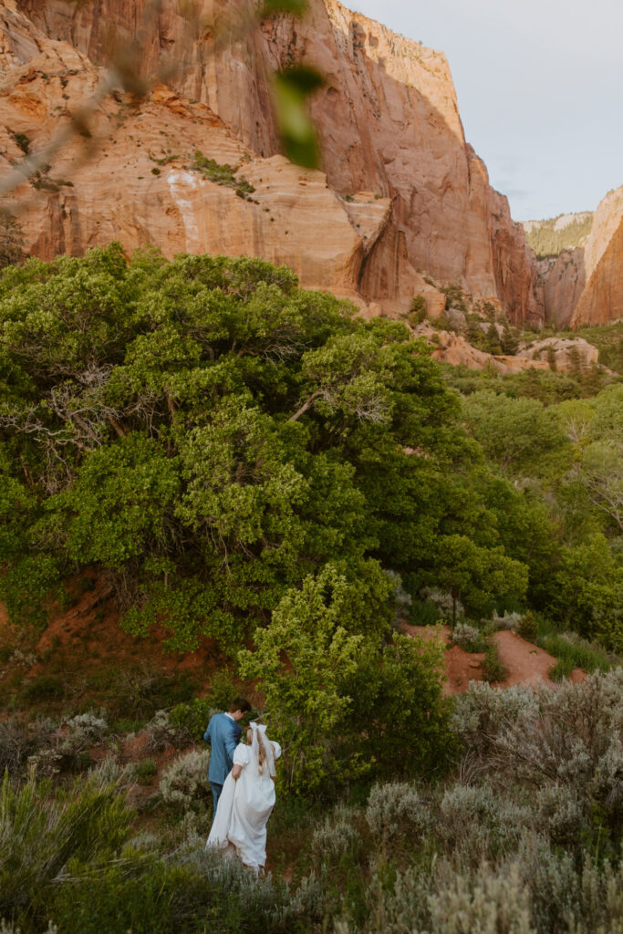 Emily and Jordan | Zion National Park Bride and Groom Photos | New Harmony, Utah | Emily Dawn Photo | Southern Utah Wedding and Elopement Photographer