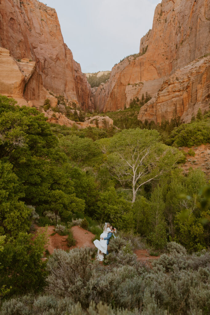 Emily and Jordan | Zion National Park Bride and Groom Photos | New Harmony, Utah | Emily Dawn Photo | Southern Utah Wedding and Elopement Photographer