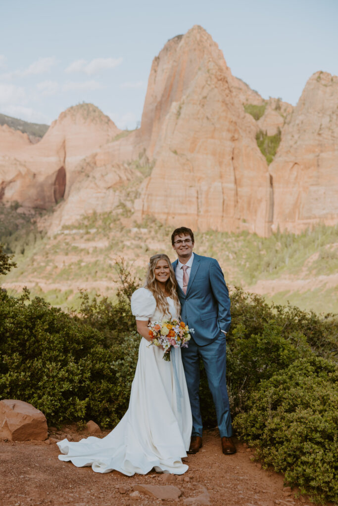 Emily and Jordan | Zion National Park Bride and Groom Photos | New Harmony, Utah | Emily Dawn Photo | Southern Utah Wedding and Elopement Photographer