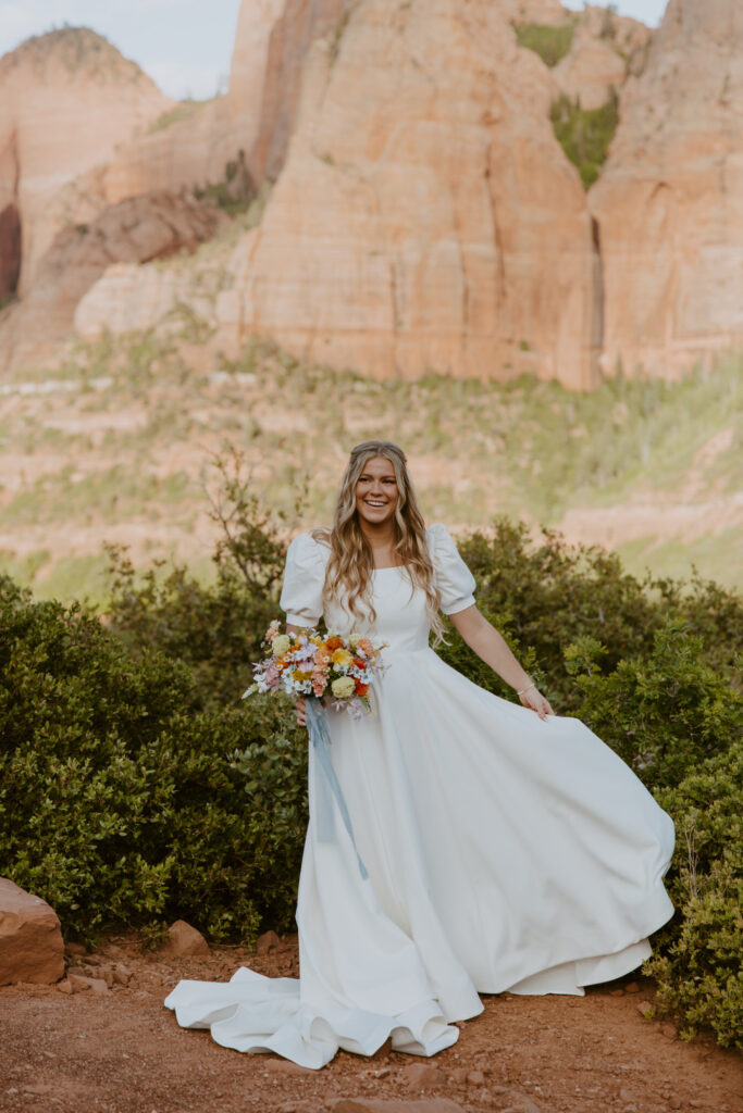 Emily and Jordan | Zion National Park Bride and Groom Photos | New Harmony, Utah | Emily Dawn Photo | Southern Utah Wedding and Elopement Photographer