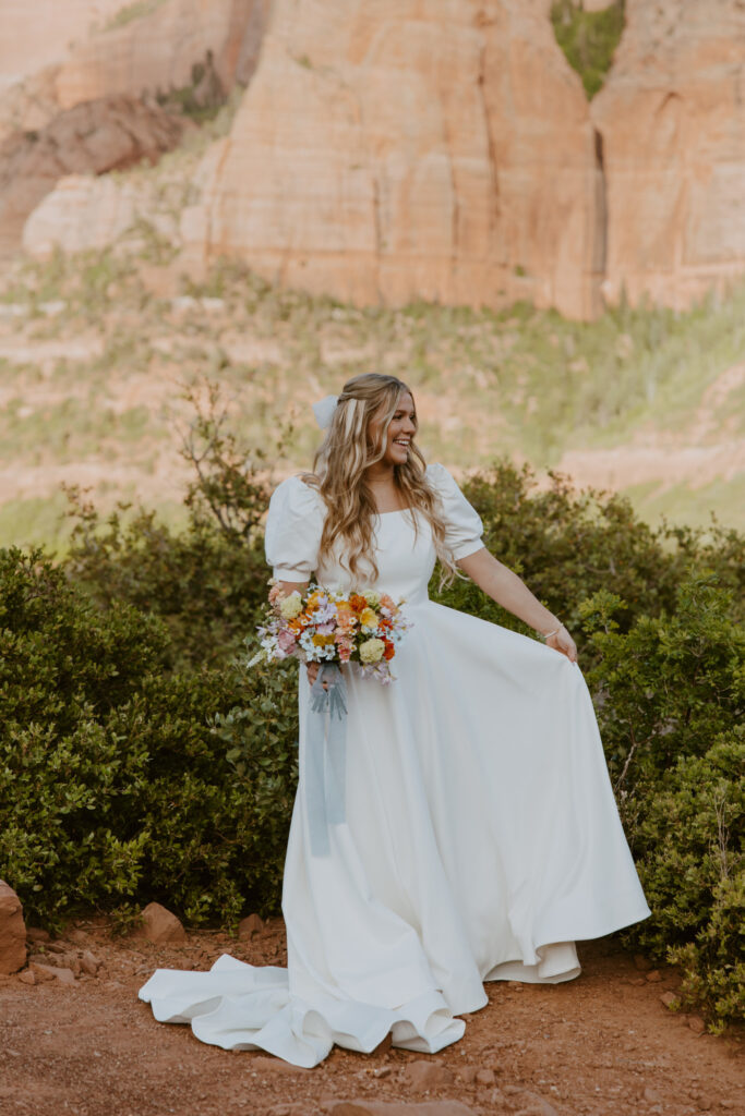 Emily and Jordan | Zion National Park Bride and Groom Photos | New Harmony, Utah | Emily Dawn Photo | Southern Utah Wedding and Elopement Photographer