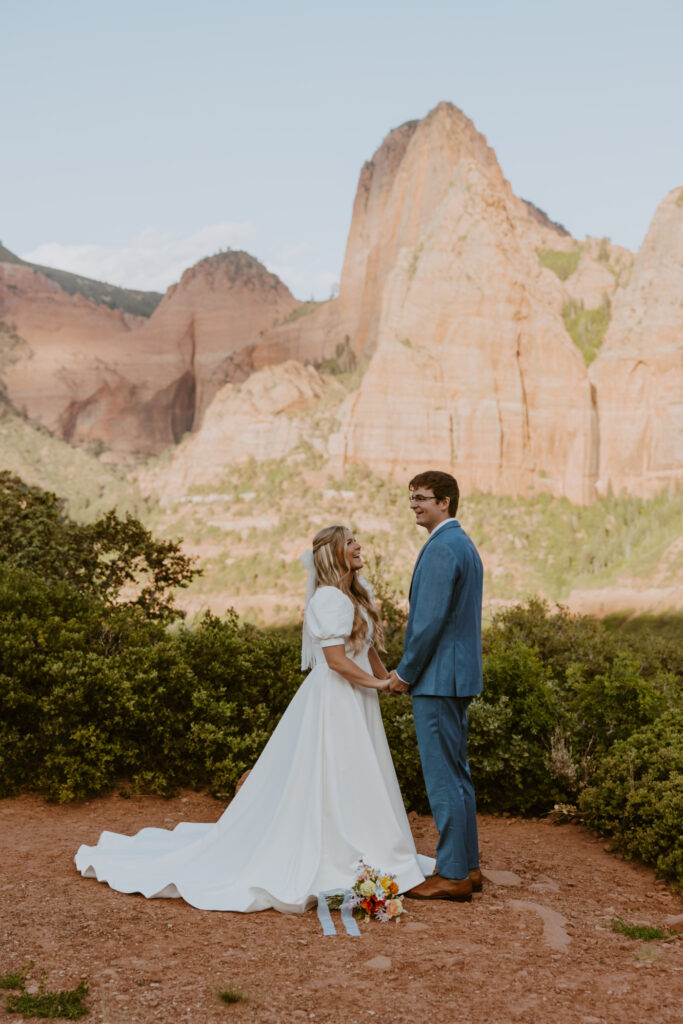 Emily and Jordan | Zion National Park Bride and Groom Photos | New Harmony, Utah | Emily Dawn Photo | Southern Utah Wedding and Elopement Photographer