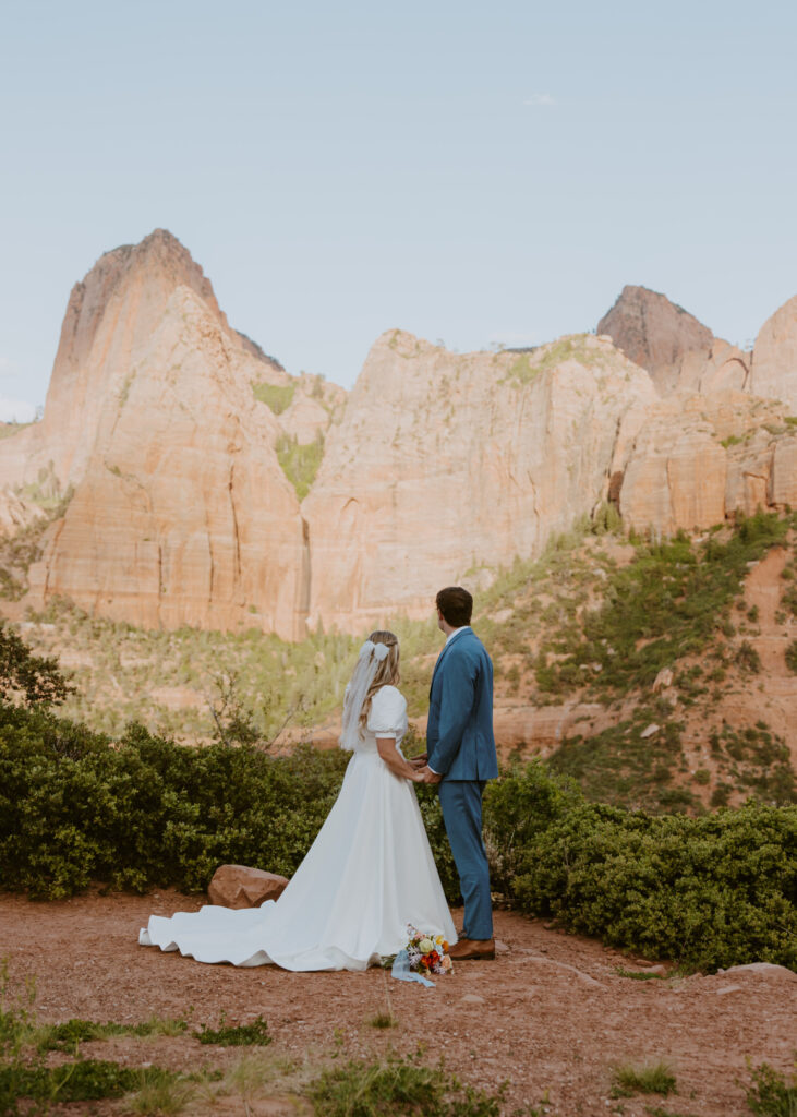 Emily and Jordan | Zion National Park Bride and Groom Photos | New Harmony, Utah | Emily Dawn Photo | Southern Utah Wedding and Elopement Photographer