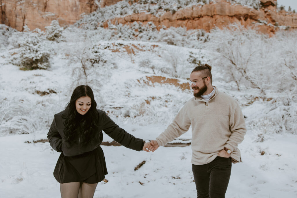 Fabiana and David, Zion National Park Proposal - Southern Utah Photographer, Emily Dawn Photo