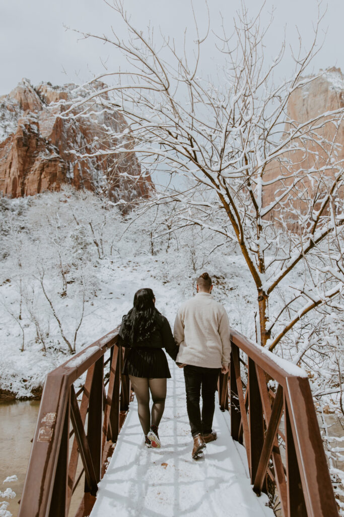 Fabiana and David, Zion National Park Proposal - Southern Utah Photographer, Emily Dawn Photo