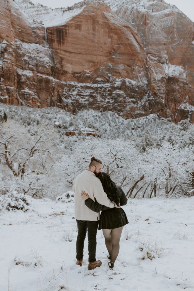 Fabiana and David, Zion National Park Proposal - Southern Utah Photographer, Emily Dawn Photo