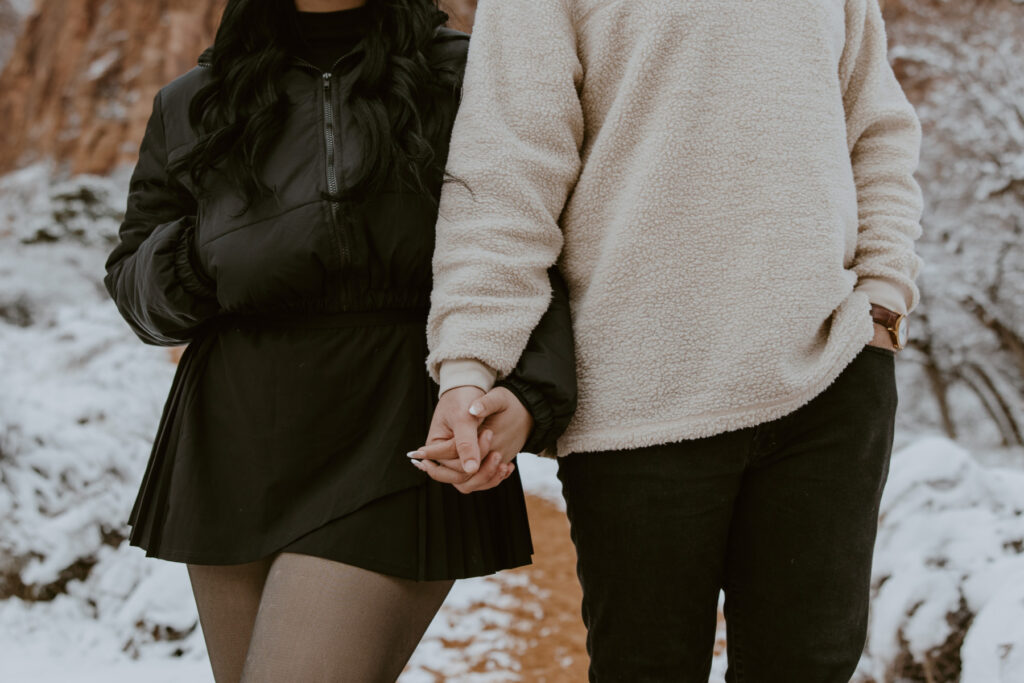 Fabiana and David, Zion National Park Proposal - Southern Utah Photographer, Emily Dawn Photo