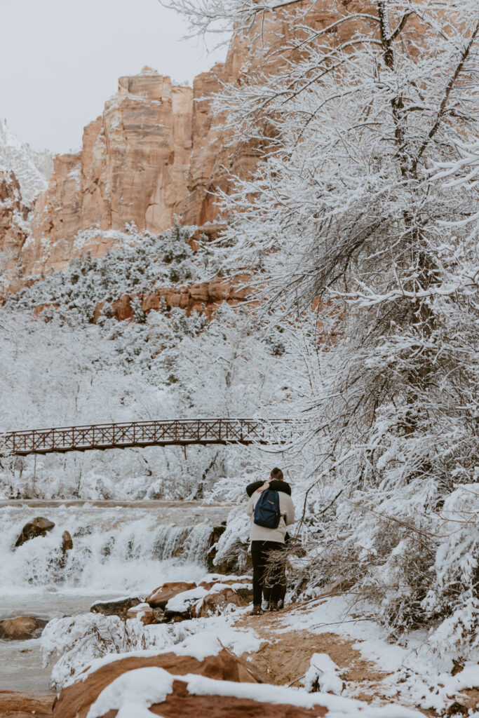 Fabiana and David, Zion National Park Proposal - Southern Utah Photographer, Emily Dawn Photo