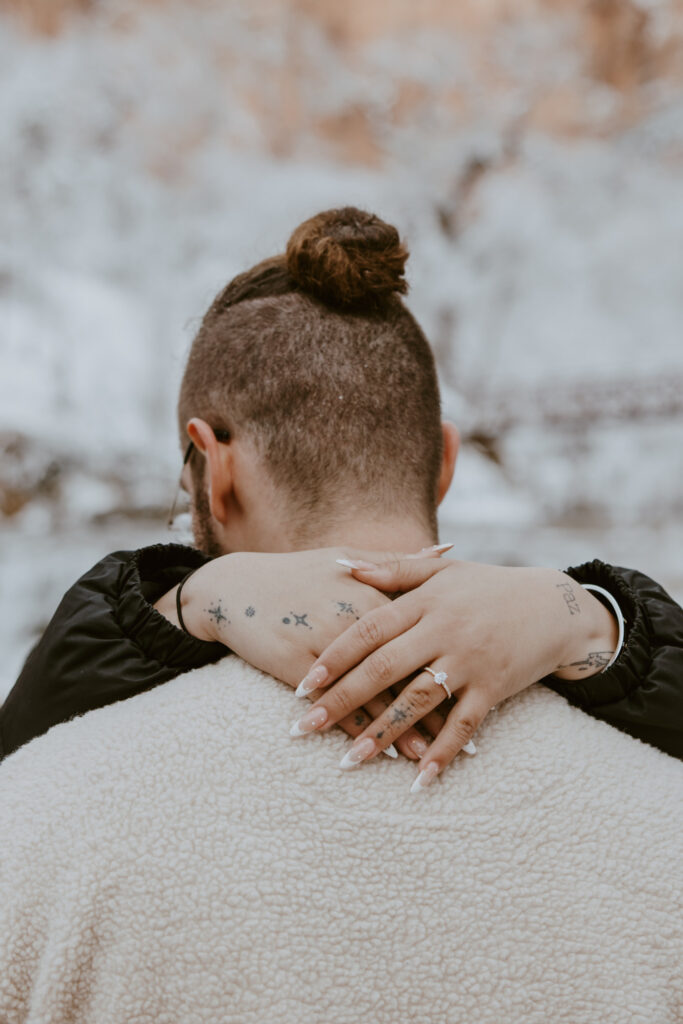 Fabiana and David, Zion National Park Proposal - Southern Utah Photographer, Emily Dawn Photo