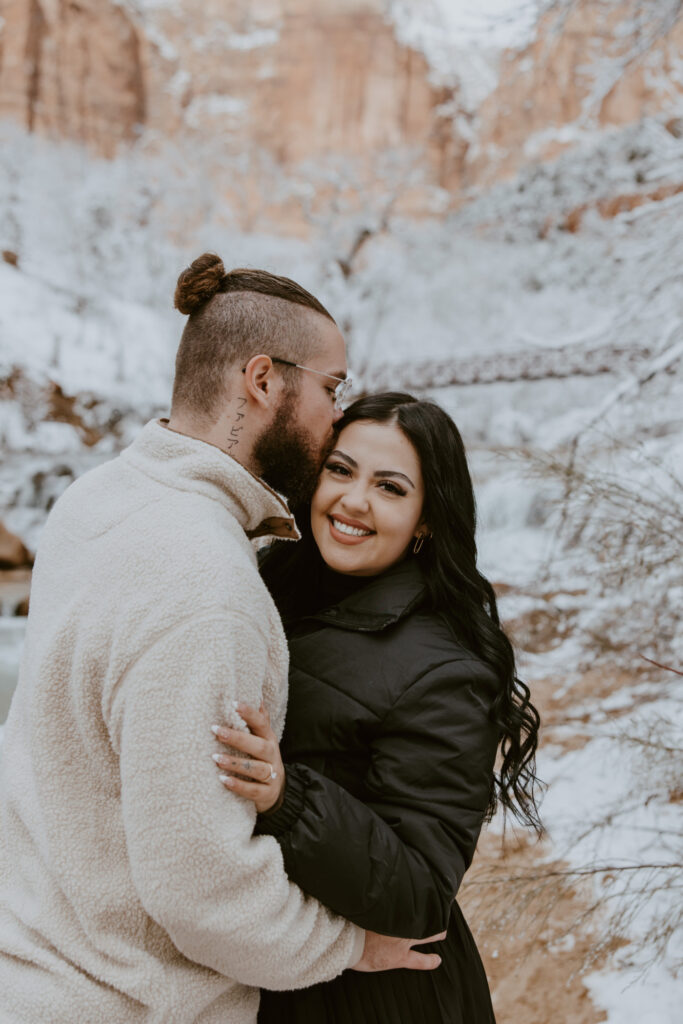 Fabiana and David, Zion National Park Proposal - Southern Utah Photographer, Emily Dawn Photo