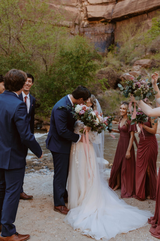 Katelyn and Paxton | Zion National Park Elopement | Springdale, Utah | Emily Dawn Photo | Southern Utah Wedding and Elopement Photographer