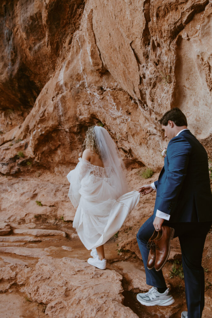 Katelyn and Paxton | Zion National Park Elopement | Springdale, Utah | Emily Dawn Photo | Southern Utah Wedding and Elopement Photographer