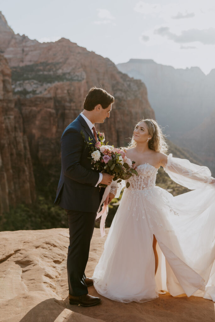 Katelyn and Paxton | Zion National Park Elopement | Springdale, Utah | Emily Dawn Photo | Southern Utah Wedding and Elopement Photographer