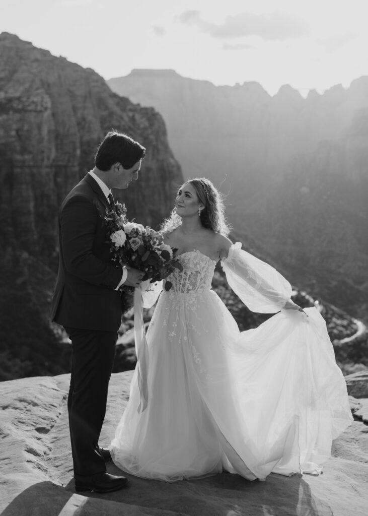 Katelyn and Paxton | Zion National Park Elopement | Springdale, Utah | Emily Dawn Photo | Southern Utah Wedding and Elopement Photographer