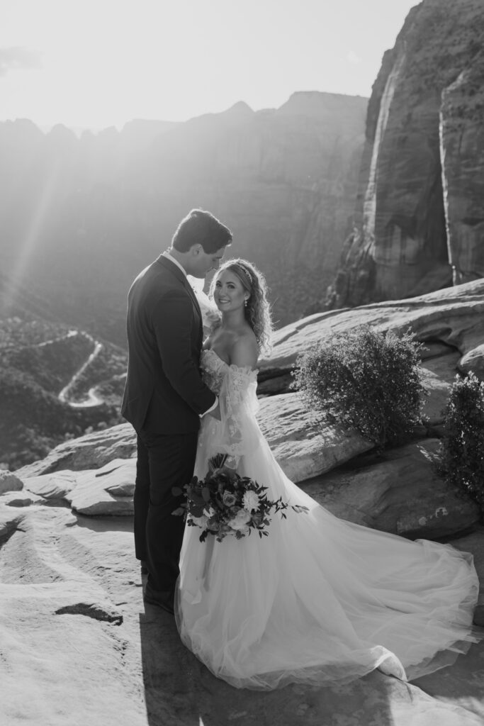 Katelyn and Paxton | Zion National Park Elopement | Springdale, Utah | Emily Dawn Photo | Southern Utah Wedding and Elopement Photographer