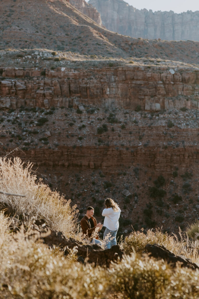 Eric and Diana | Zion National Park Proposal | Southern Utah Wedding and Elopement Photographer, Emily Dawn Photo