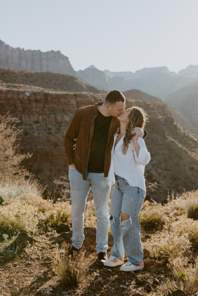 Eric and Diana | Zion National Park Proposal | Southern Utah Wedding and Elopement Photographer, Emily Dawn Photo