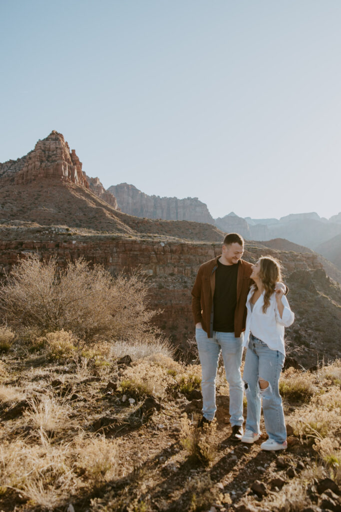 Eric and Diana | Zion National Park Proposal | Southern Utah Wedding and Elopement Photographer, Emily Dawn Photo