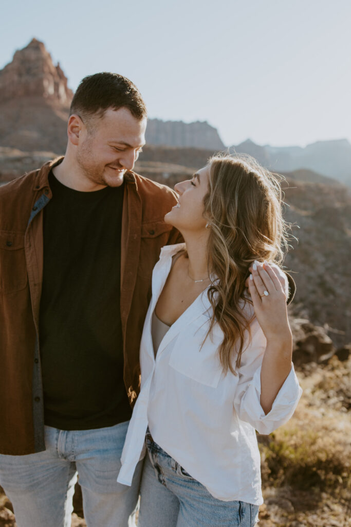 Eric and Diana | Zion National Park Proposal | Southern Utah Wedding and Elopement Photographer, Emily Dawn Photo