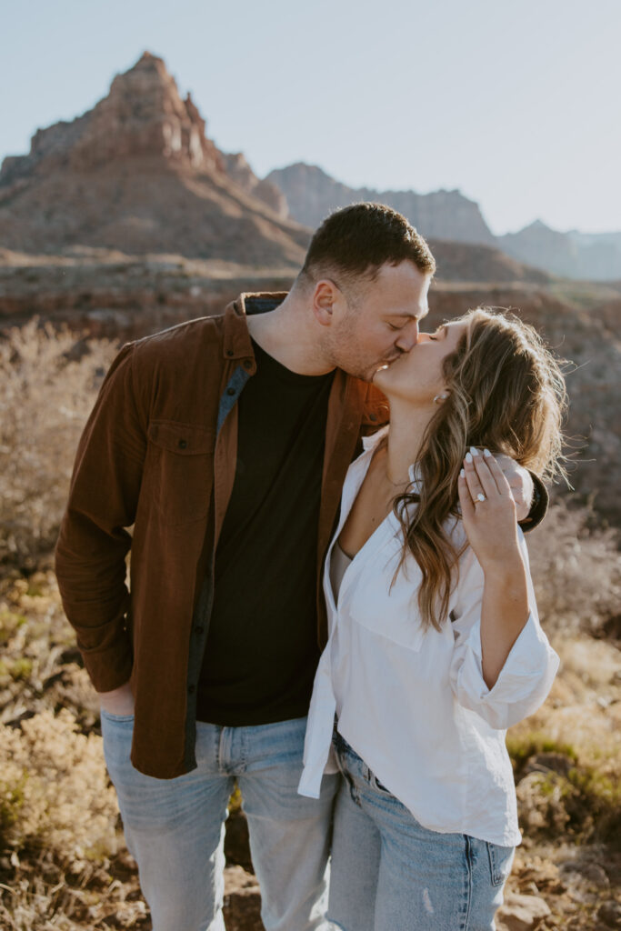 Eric and Diana | Zion National Park Proposal | Southern Utah Wedding and Elopement Photographer, Emily Dawn Photo