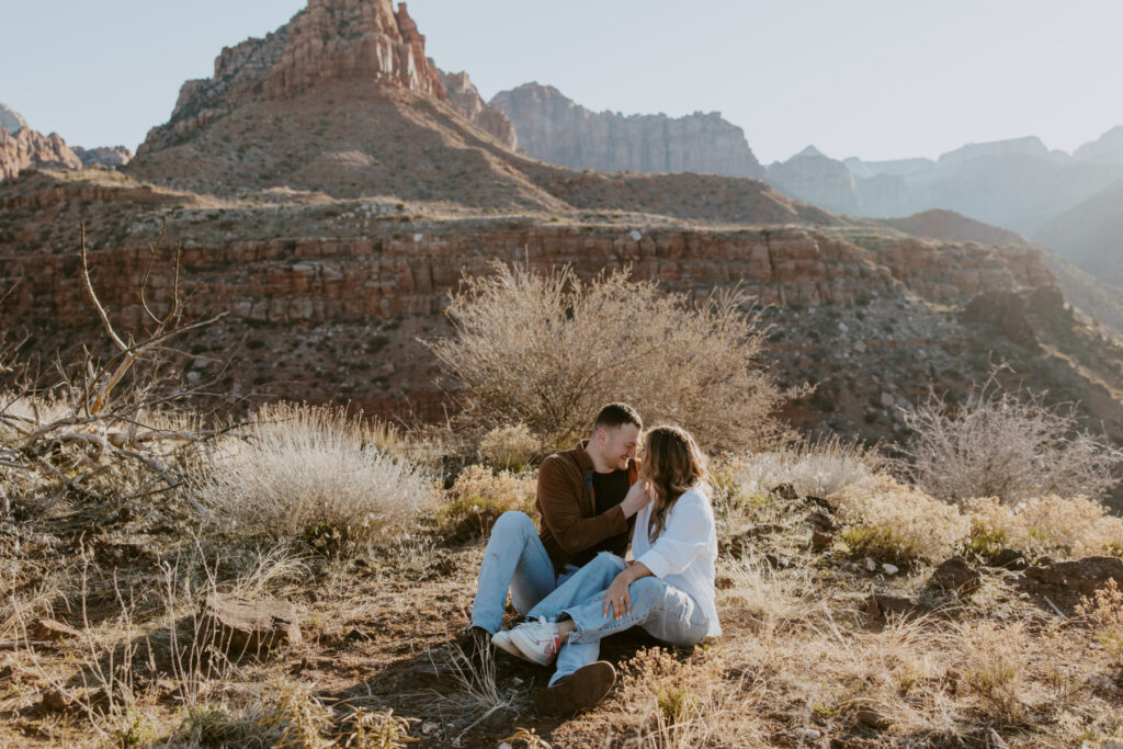 Eric and Diana | Zion National Park Proposal | Southern Utah Wedding and Elopement Photographer, Emily Dawn Photo