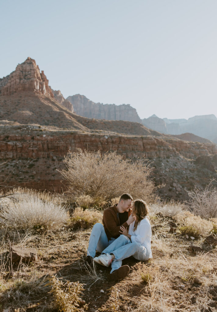 Eric and Diana | Zion National Park Proposal | Southern Utah Wedding and Elopement Photographer, Emily Dawn Photo