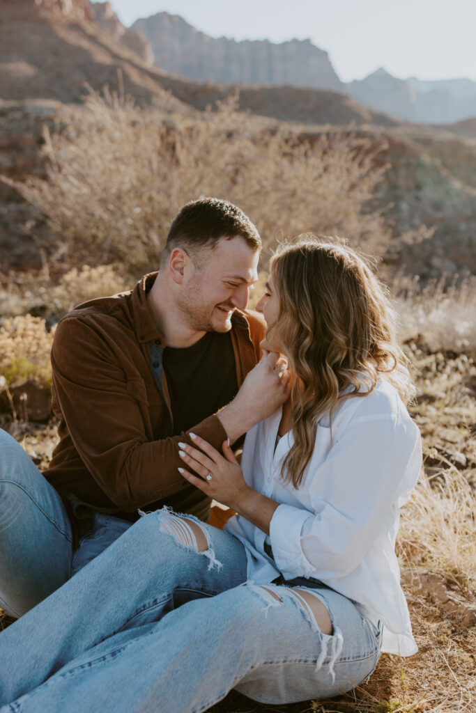 Eric and Diana | Zion National Park Proposal | Southern Utah Wedding and Elopement Photographer, Emily Dawn Photo