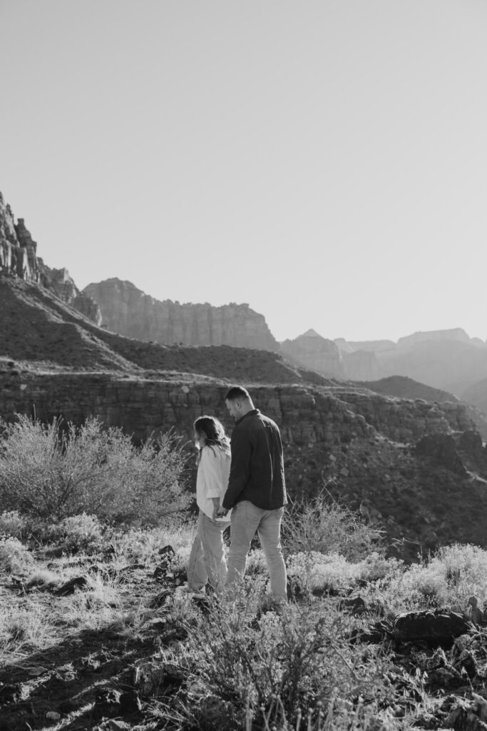 Eric and Diana | Zion National Park Proposal | Southern Utah Wedding and Elopement Photographer, Emily Dawn Photo