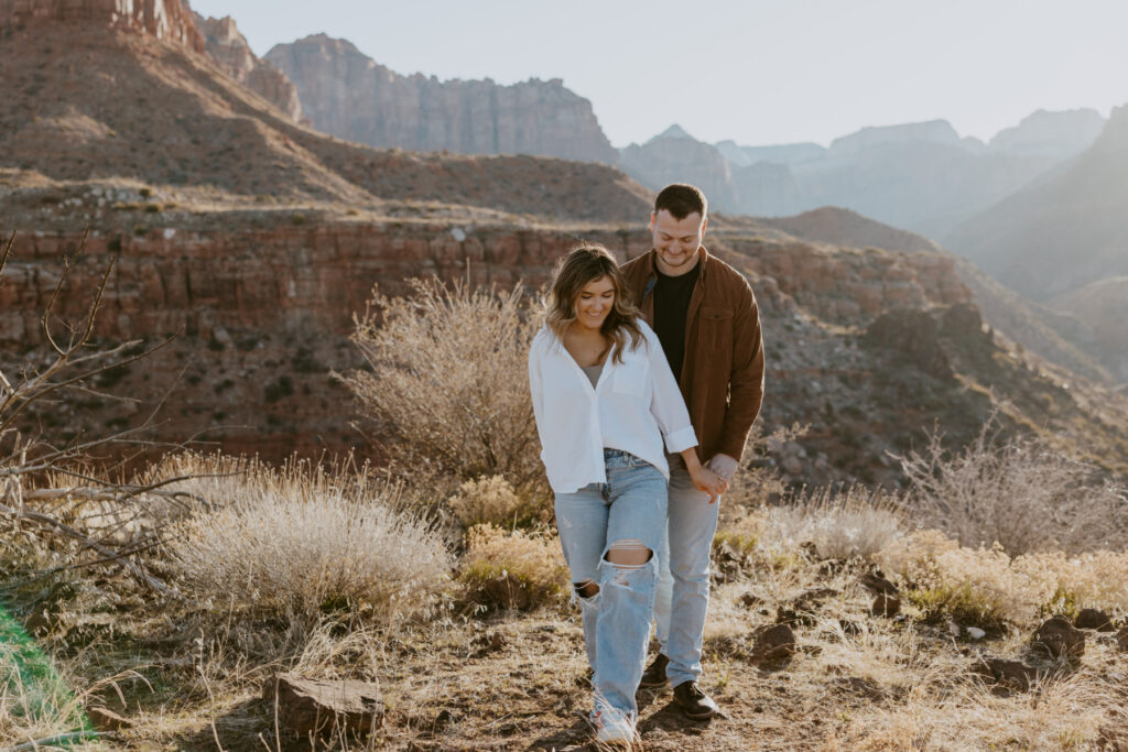 Eric and Diana | Zion National Park Proposal | Southern Utah Wedding and Elopement Photographer, Emily Dawn Photo